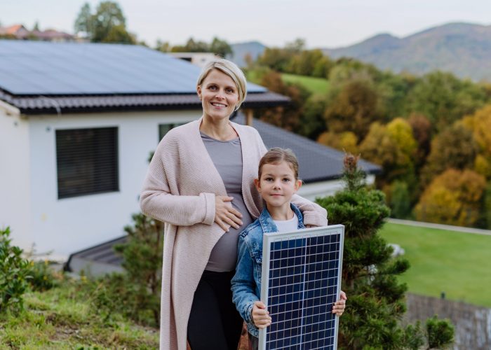 Family with solar